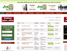 Tablet Screenshot of jobinburundi.com
